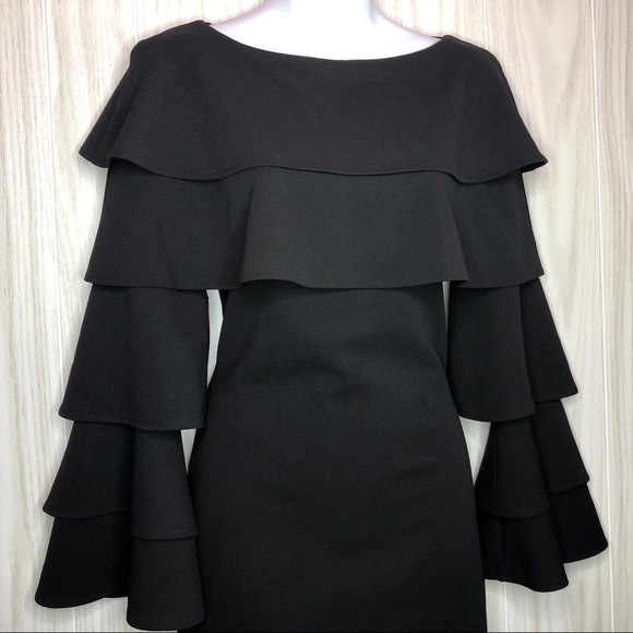 Gianni Bini Dorothy Knit Tiered Ruffle Dress - Picture 5 of 8